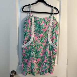 Lilly Pulitzer - Shelli Stretch Shift Dress - Size 16